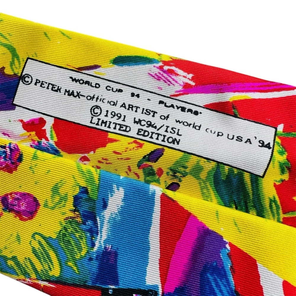 Vintage Limited Edition Peter Max World Cup 94’ Neck Tie RMSTYLE EUC